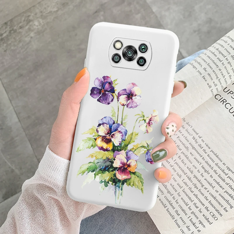 Copertina Silicone Glitter Custodia Per Honor 200 Lite 5G - Cover Sottile In TPU Con Motivo Fiori Viola Glitter, Antishock (SEAHAI) Protezione Telefono Design Fiore Viola