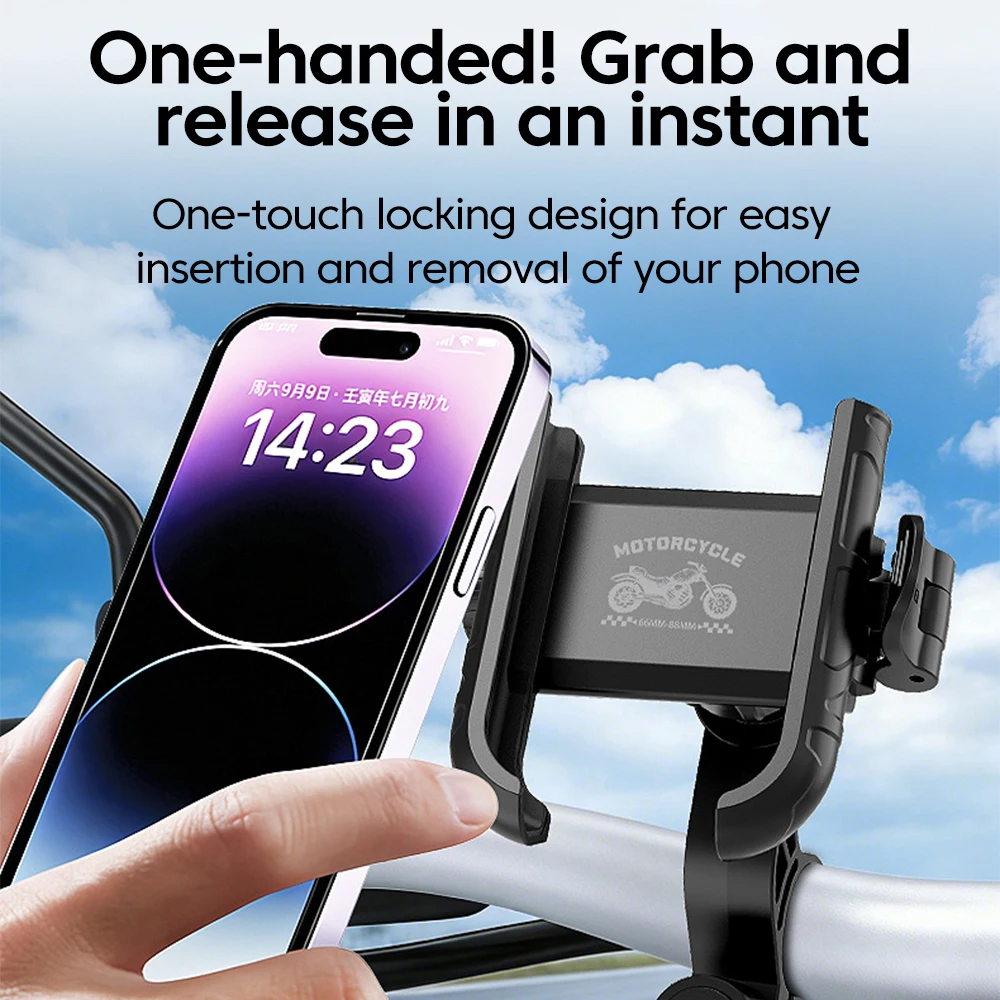 Universal Bicycle and Motorcycle Mobile Phone Holder