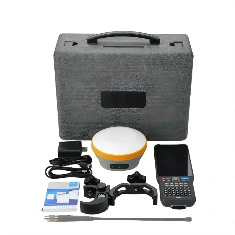 Upgraded D8Pro High Precision GNSS RTK GPS Base and Rover,More Portable, IMU Function, Built-in Radio