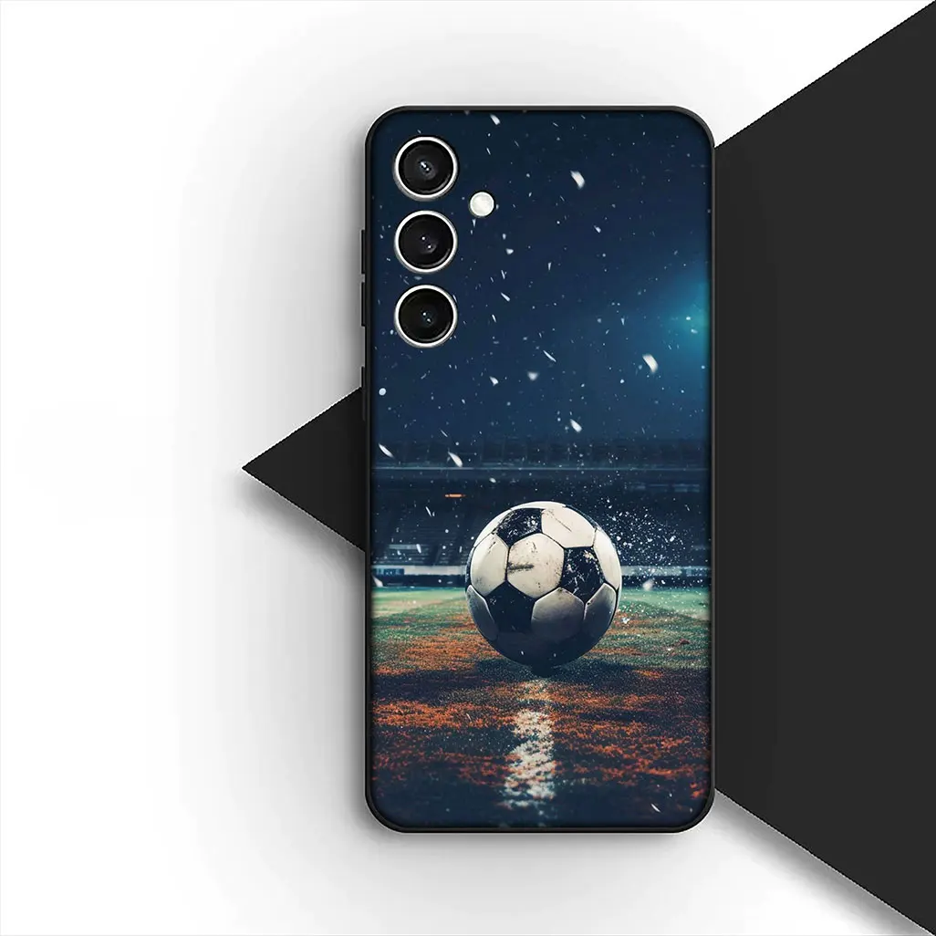 Soft Cover Soccer Number Design Phone Case