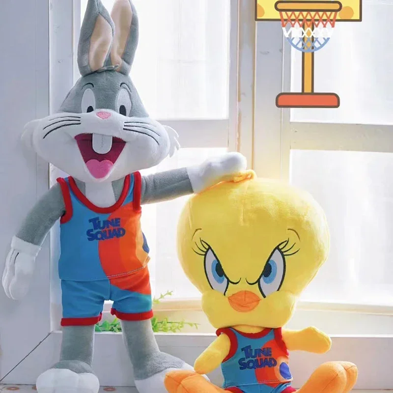 Space Jam 2 Legacy James Bugs Bunny Ola Bunny Rabbit Tweety Cartoon Anime Movie Figure Peluche Peluche Peluche Bambola Giocattoli