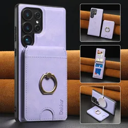 Premium Wireless Charging Phone Case with MagSafe Magnetic Clasp and Wallet Functionality - Galaxy S23 Ultra (DK JJ3D16 D5)