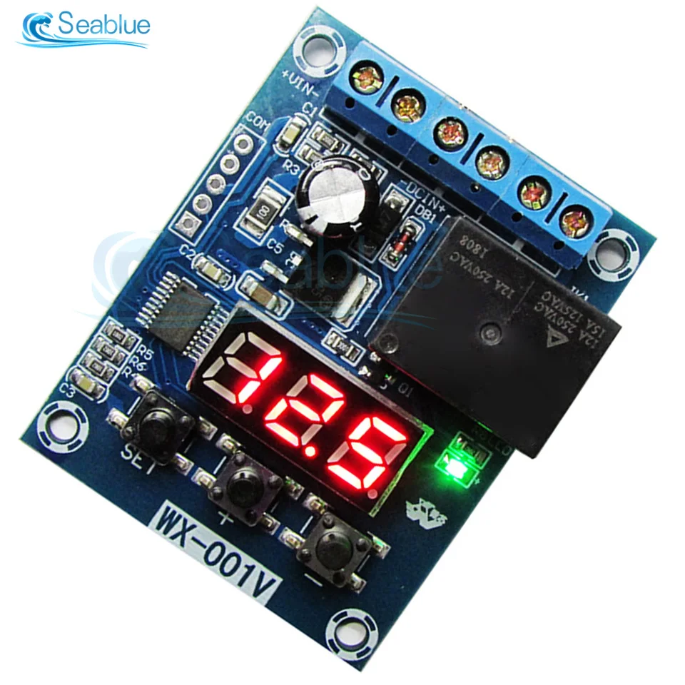 A30-U1 Spannungsüberwachungsmodul DC 0-99,9V – Programmierbares Delay-Relais Mit 30A Schaltkontakt