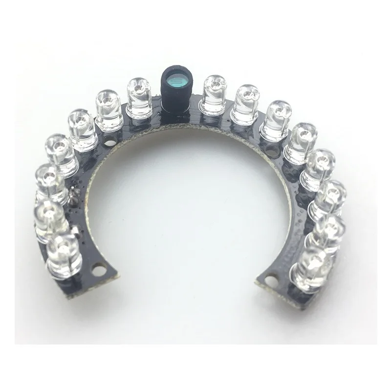 CCTV FY-6015 LEDs 5mm Infrared IR 90 Degrees Bulbs Board 850nm 15PCS For DIY CCTV Explosion-proof Camera surveillance camera,ir led illuminator,ir led illuminator light