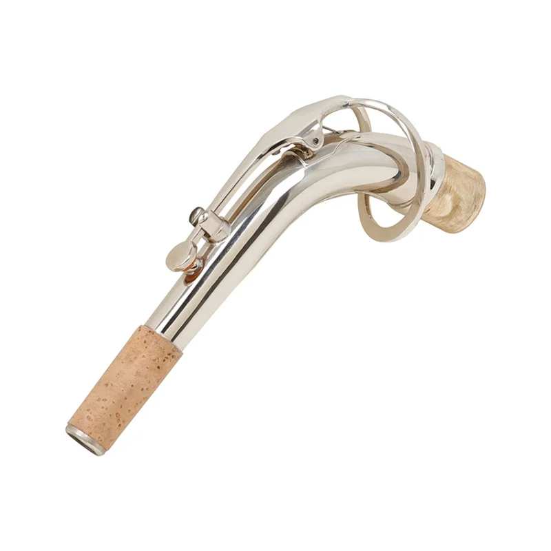 

Новый альт-саксофон с изгибом шеи латунный материал Sax Woodwind инструмент аксессуар 25 мм, серебристый