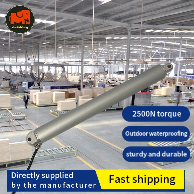Xiaofeixiang 12 В 24 В постоянного тока 50-1000 мм ход высокий упорный подъемный столбик 2500N 250 кг нагрузка электрический линейный привод DC направляющая двигателя rail