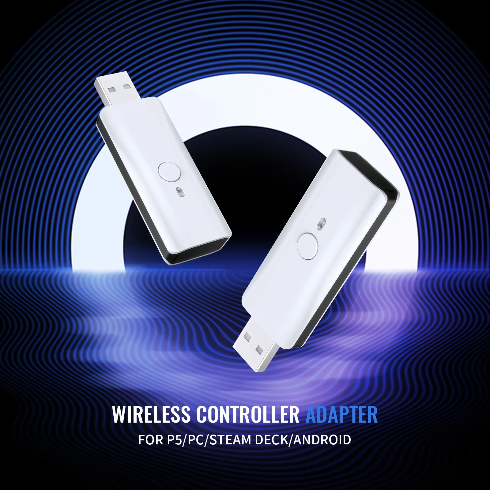 JYS-P5119 Wired Wireless Bluetooth Handle Converter for PS5/Slim/PRO PS4 Switch PC P3 Host Gamepad Adapter for XBOX Steam Deck