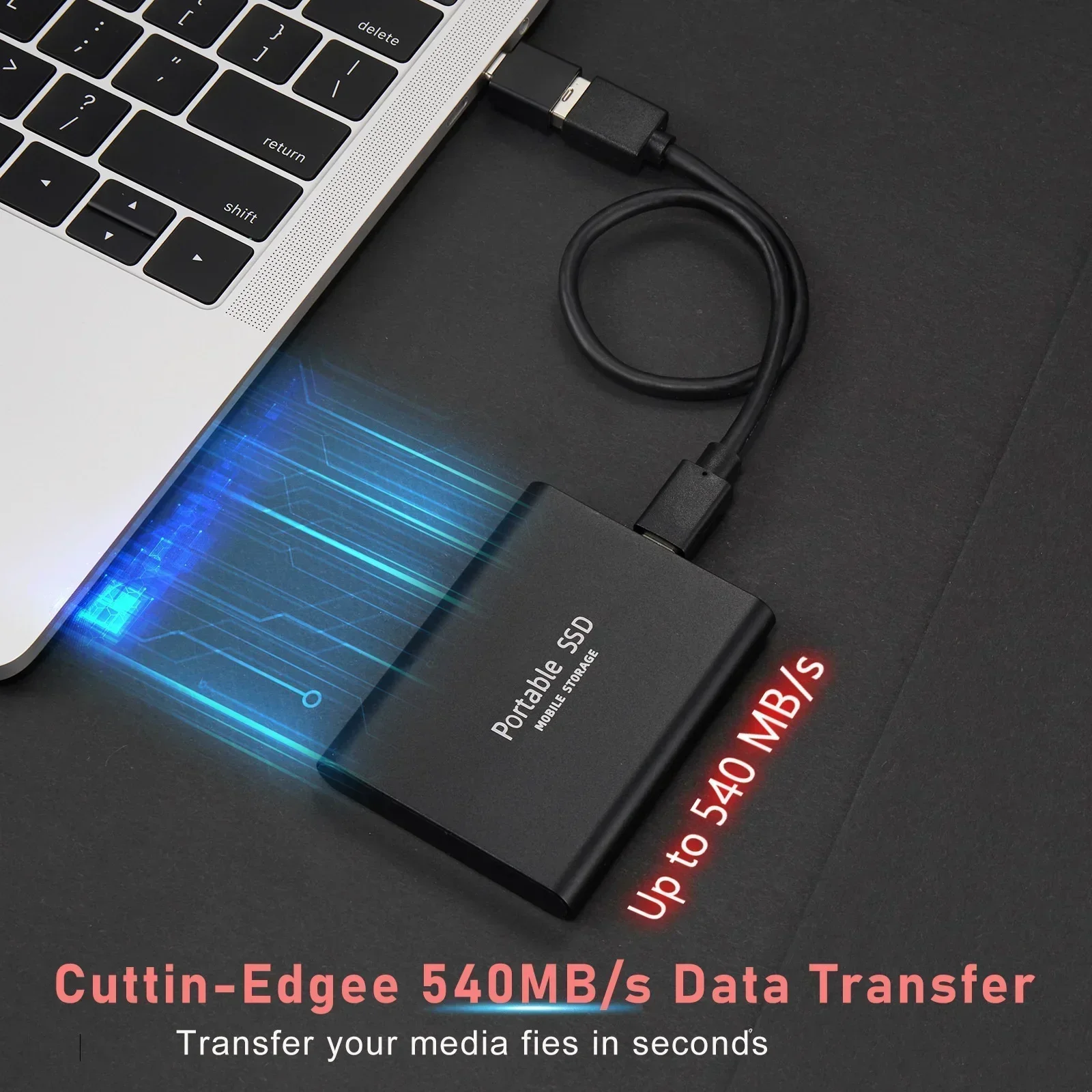 Portable SSD 2TB 8TB External Solid State Drive High Speed USB3.1 Hard Drive M.2 Type-C Interface Storage Disk PC Laptop Mac external ssd