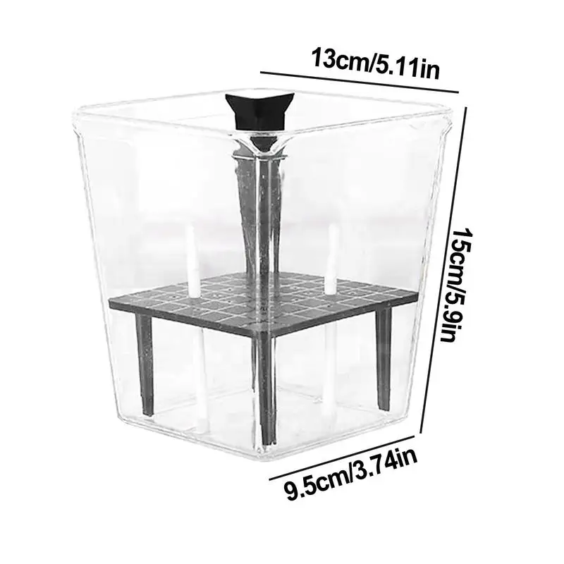 Self Watering Pots Lazy Hydroponic Flower Pot Automatic Water-Absorbing Flowerpot Transparent Double Layer Self Watering Planter, flower pot,hydroponic flower pot,plant pot