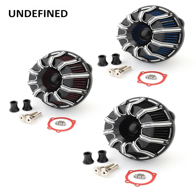 

For Harley CNC Air Cleaner Intake Filter Black Motorcycle Accessories Sportster Iron883 XL883L XL1200L Seventy-Two 48 1991-2022