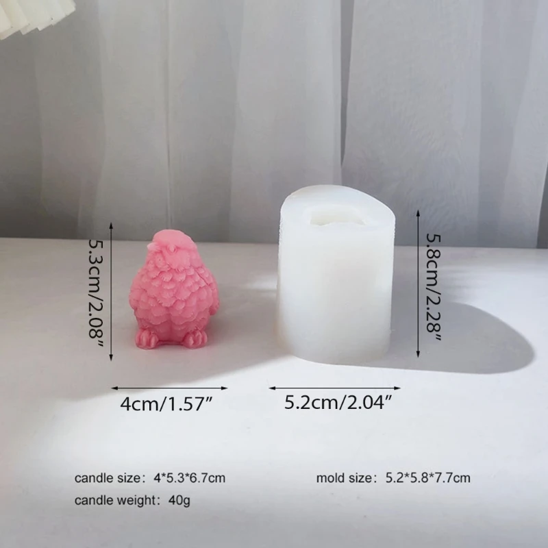 3D Nestling Shaped Silicone Mold for DIY Hand-made Ornaments Mould Handicrafts Making Tool Baking Mold