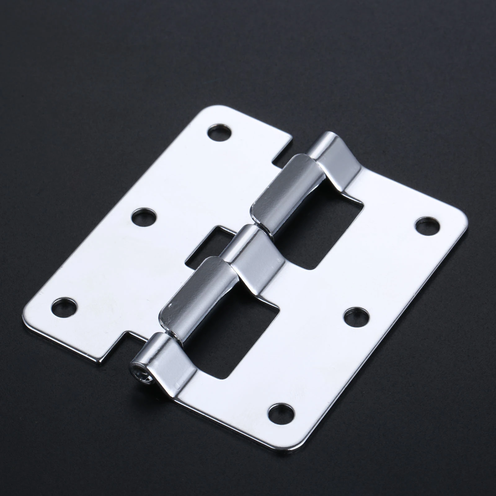 

Detachable Air Bags Box Hinge Aluminum Separation Wooden Box Remove Support Hinge Chrome Plated Iron Furniture Hardware 77*68mm