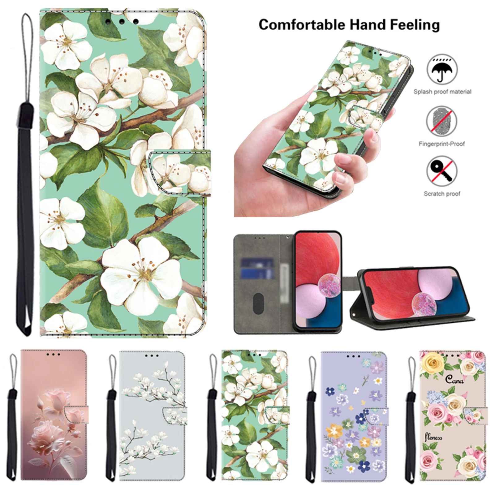 3D Magnetic Flip Leather Wallet Phone Case