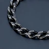 Hip Hop Cuban Chain Vintage Bracelet For Men 9mm Six sided Grinding Stainless Steel Bangle Trend Male Fashion Hand Jewelry Gifts 4