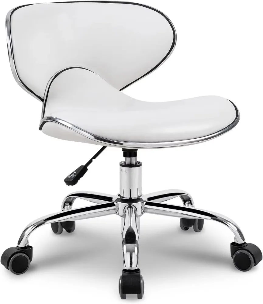 Description Picture 5 of itemPaddie Pedicure Stools For Nail Tech, Salon Spa Stool Back Support Short Height Adjustable Hydraulic Swivel Chair, Perfect For
