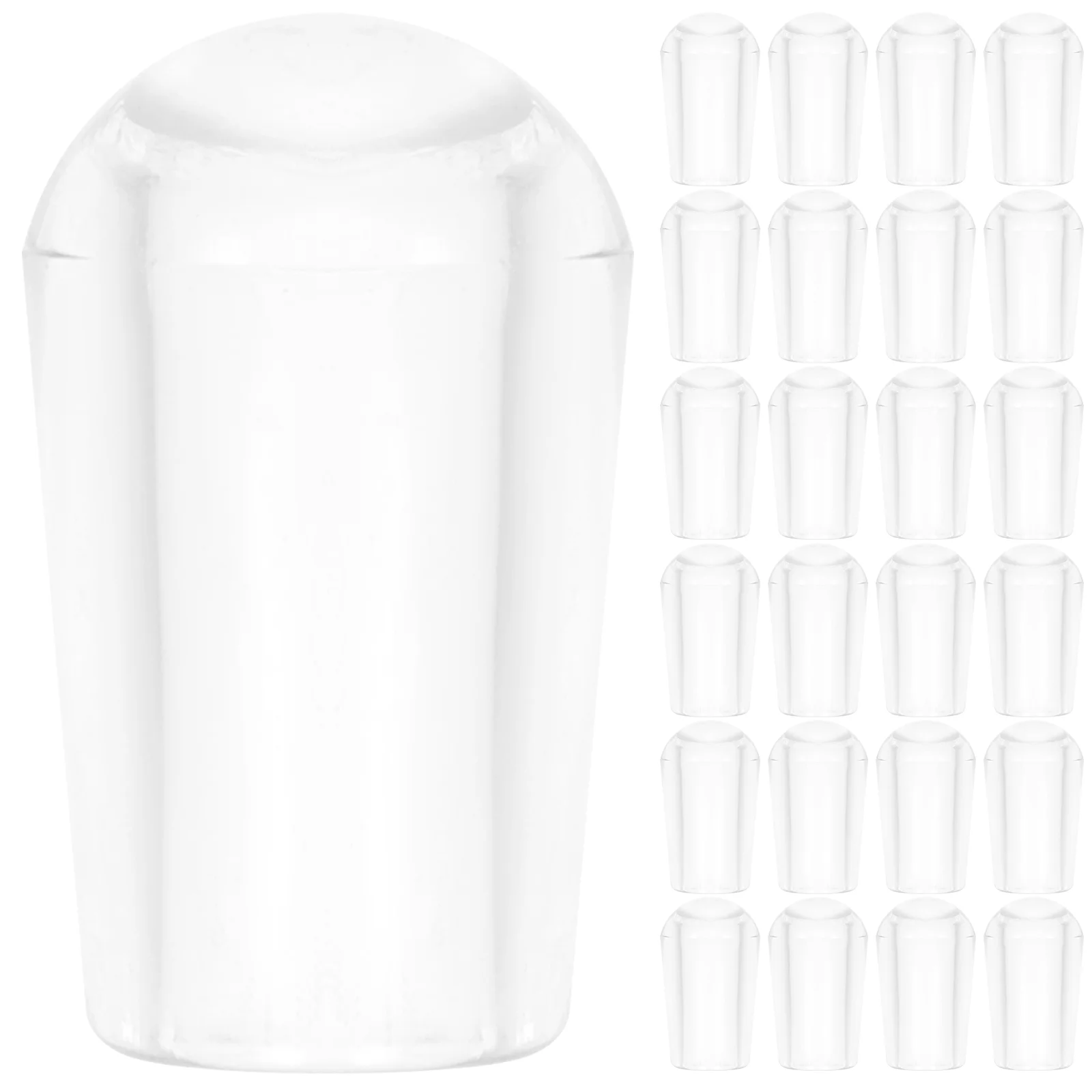 

100 PCS Clothes Hanger Rubber Cover Ends Tip Tine Caps Protective Wire Thread Protector