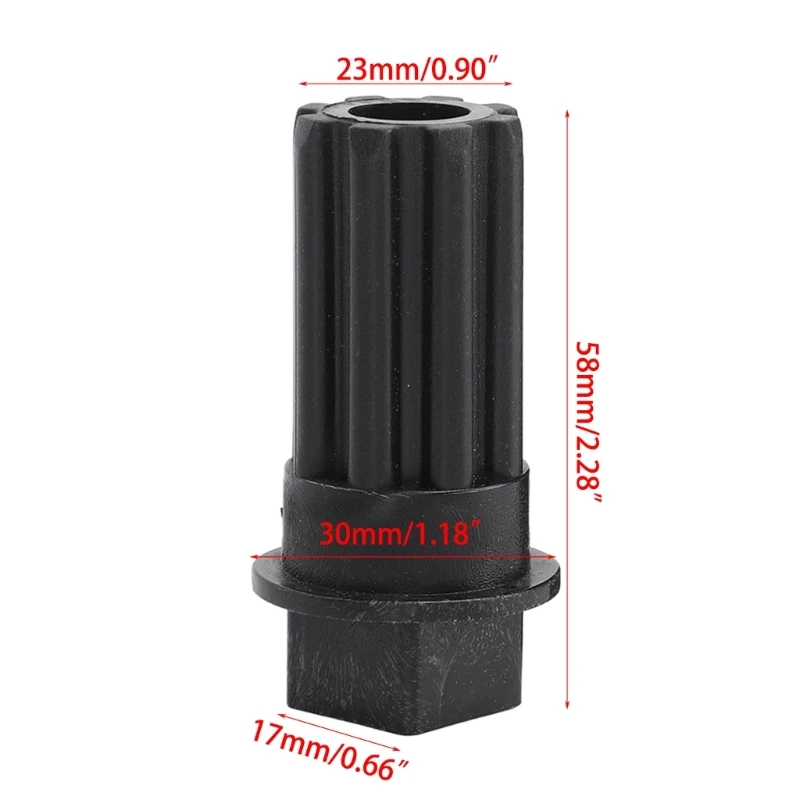 Grinder Screw Liner Plastic Material Grinder Screw Coupling Parts