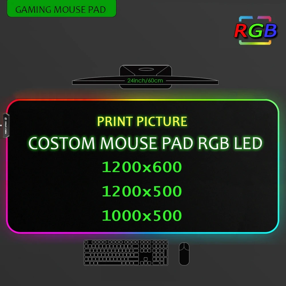 Custom Playmat Slipmat 1200x600 Large Mouse Pad Rgb Desk Mat Mesa Gamer