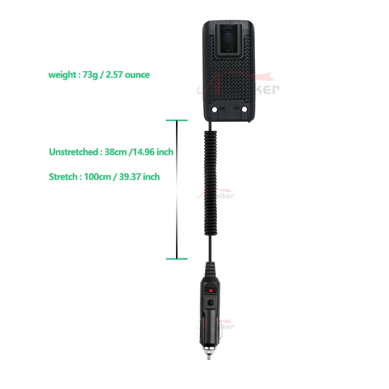 Quansheng UV-K5 UV-k5(8) UV-5R PLUS Battery Eliminator Walkie Talkie Car Charger 12V/24v Universal Two Way Radio BAOFENG UV5R