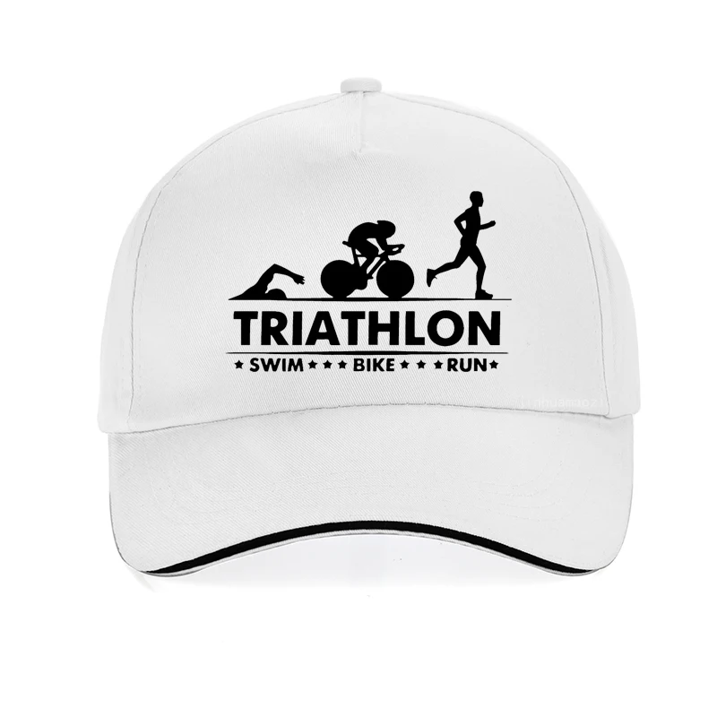 Men Triathlon Swim Bike Run Athlete Sport Golf hat Men Adjustable Summer Outdoor Sport sunhat Baseball Cap gorro