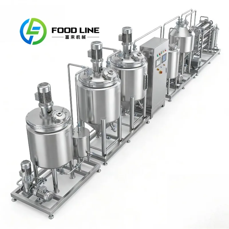 Linea di Produzione Automatica ad Alta Capacità per Bevande, Macchinario Completo per la Produzione di Bevande, Macchinari per Alimenti e Bevande - immagine 5