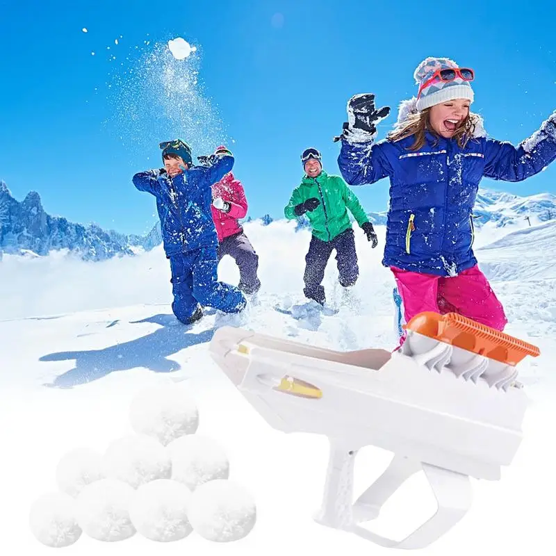 Snowball Blasters Guns Snowball Launcher Snow Blasters Portable Non-slip Small Maker Launcher Winter