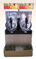 Hot Sale Beverage Fruit Juice Cold Drink Slush Dispenser Popular Frozen Drink Dispenser Italia 2 Bowls Granita Vending Machine 2