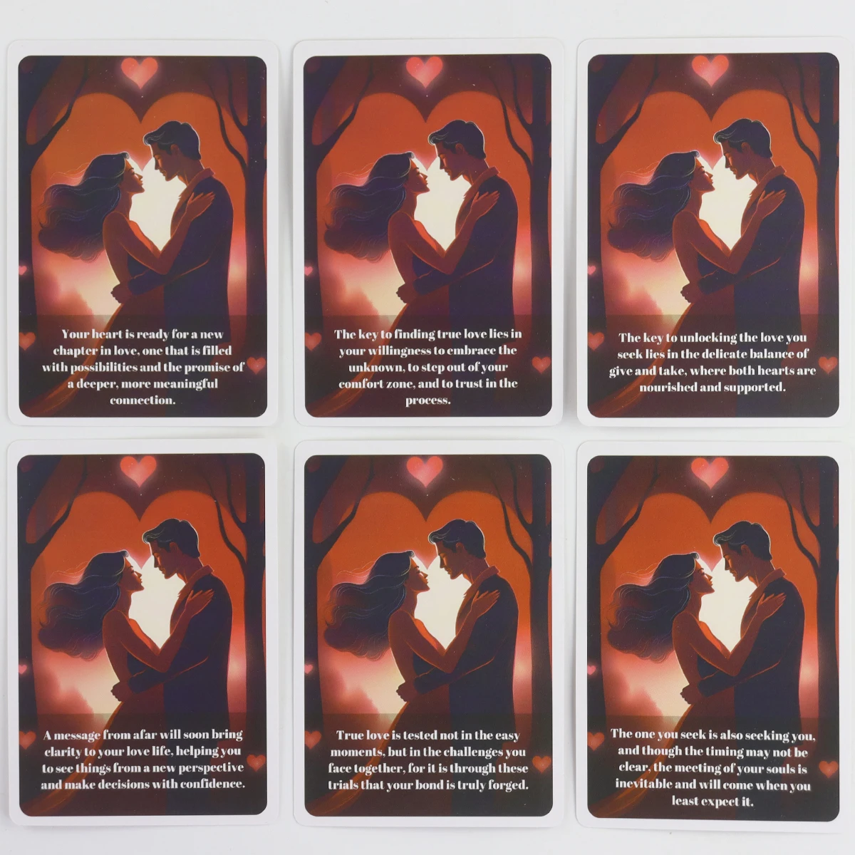 Love Oracle Cards About 10X6cm For Family Party High Quality Fortune Telling Divination Tarot Cards Deck Game 5