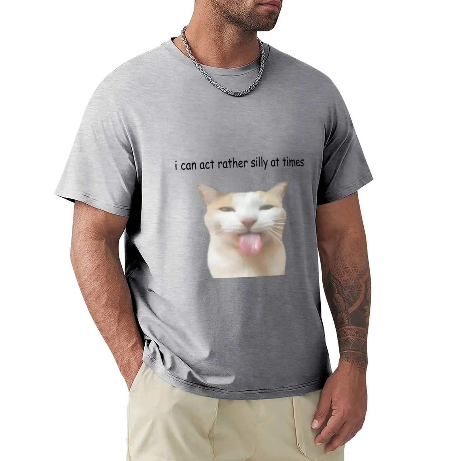 

Rather Silly BLEHHHHH cat :P T-Shirt summer tops funny t shirt Tee shirt customized t shirts mens graphic t-shirts