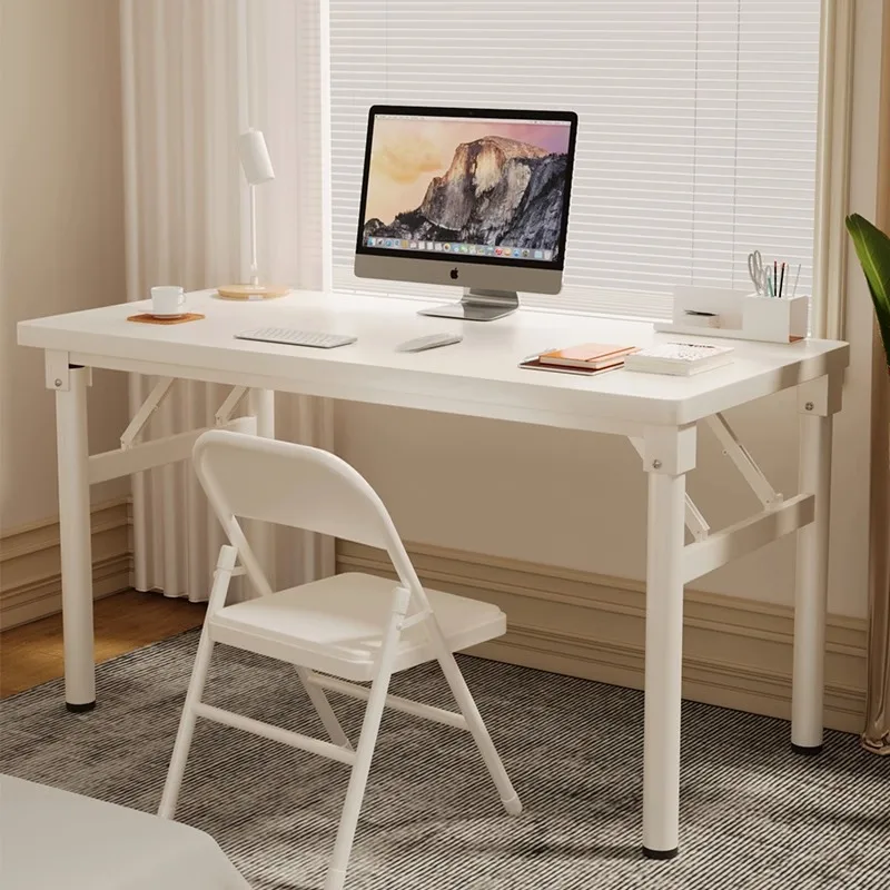Foldable computer desk, household bedroom student study table, laptop desk
