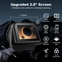 Caméra oculaire 64MP 4K HD pour l'observation des oiseaux, télescope astronomique avec caméra vidéo et application WIFI 5