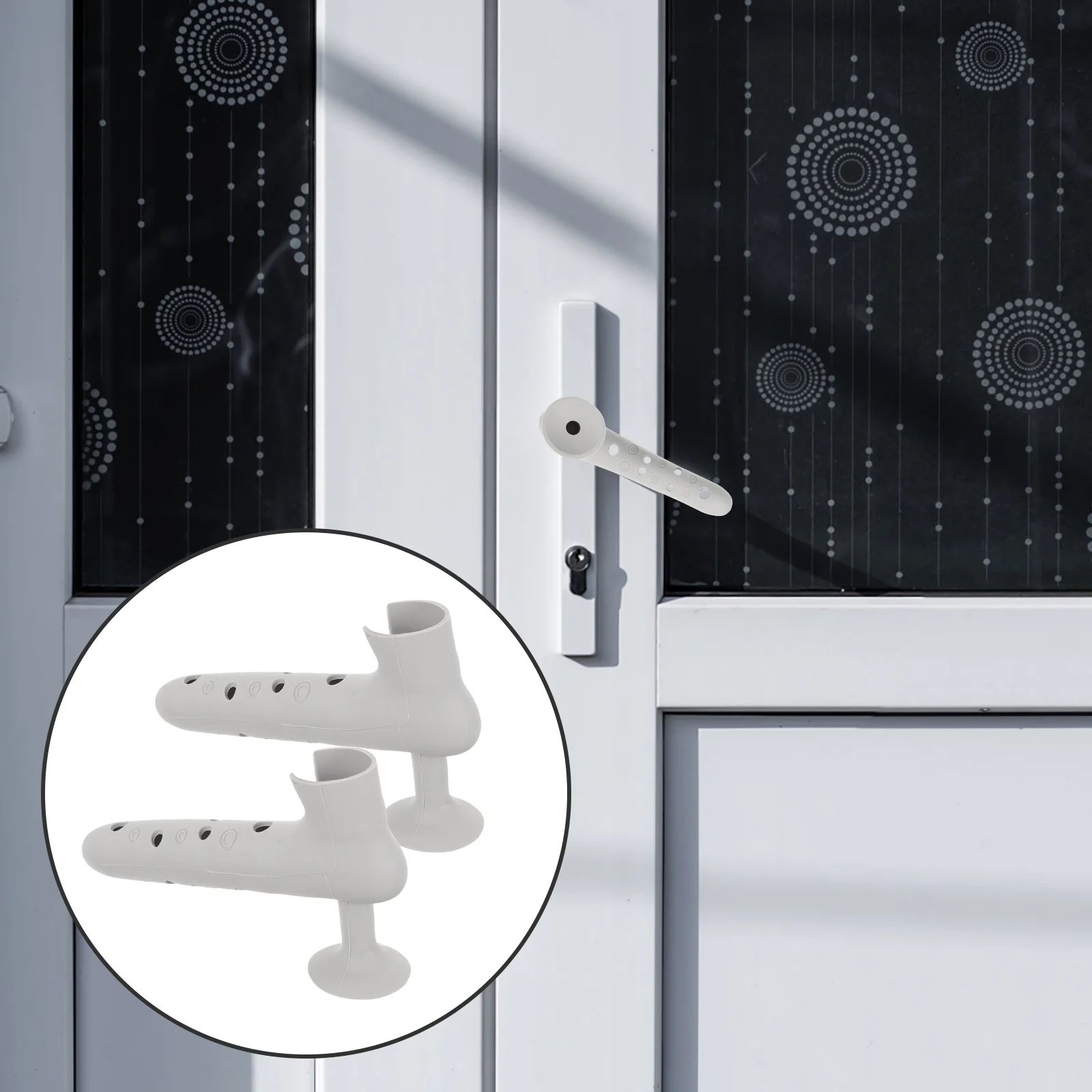 

2 Pcs Gloves Wall Shield Protector Anti-Collision Cover for Doorknob Suction Cup