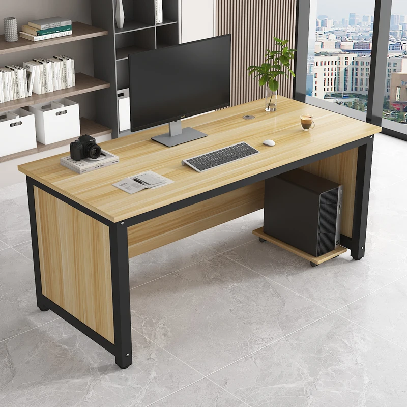 Simples e moderno gavetas de mesa de escritório computador estudo conferência mesa de escritório recepção quarto scrivania da ufficio móveis
