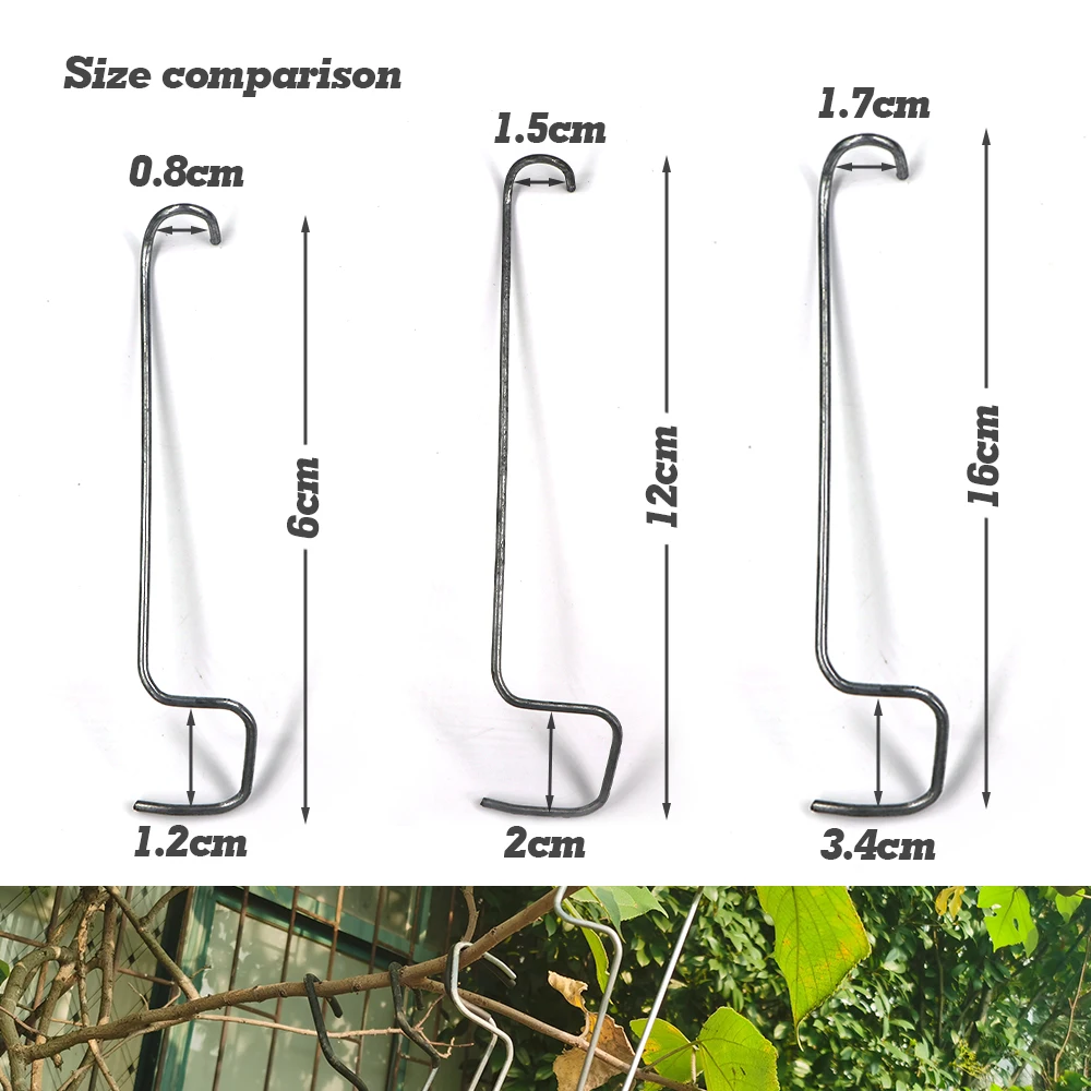 Plant Clips 5-20Pcs Branch Spreader Metal Fruit Tree Branches Holder Twig Puller for Garden Farm Planting