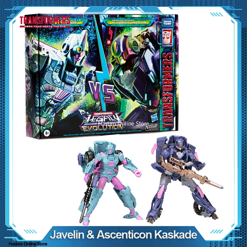 

Hasbro Transformers Legacy Evolution Javelin & Ascenticon Kaskade Deadeye Duel 2Pack Action Figures for Birthday Xmas Gift F6958