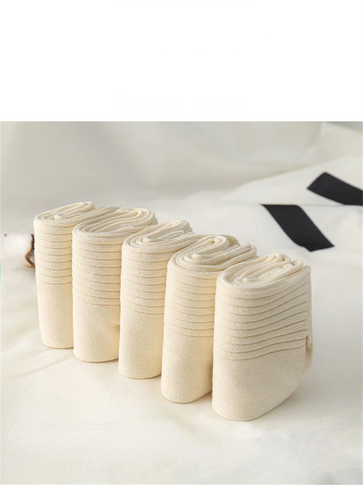 10 Pairs Men's Cotton Boat Socks New Style Black White Grey Business Men Stockings Soft Breathable Winter Thickening for Male