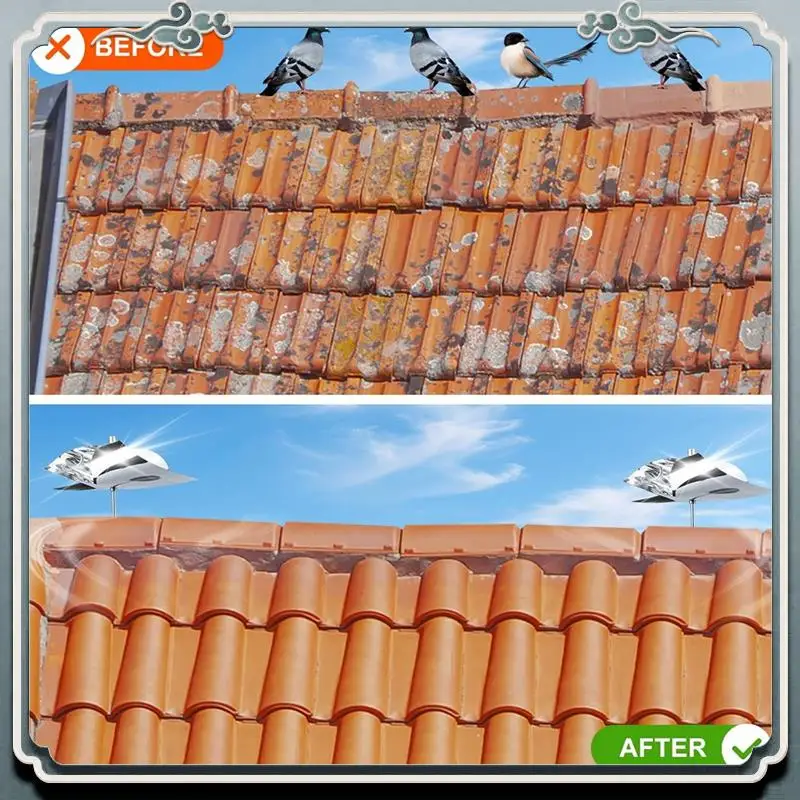 Reflective Wind Powered Scare Devices Bird Reflectors Protect Your Gardens Pigeons Away From House