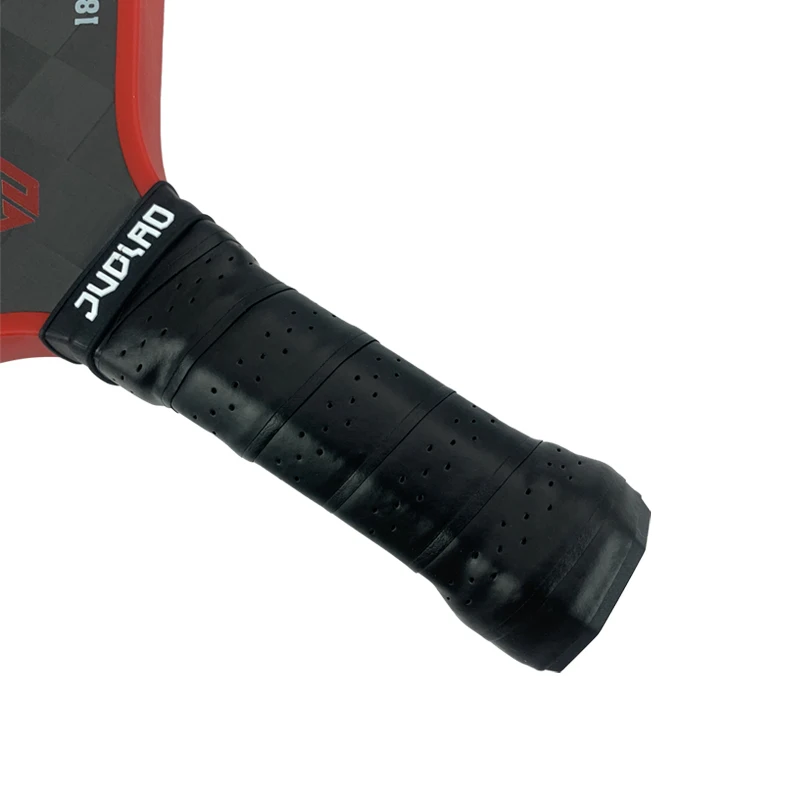 Pickleball Paddle Thermoformed 18K Raw Carbon Fiber Surface For Spin And Control Foam Injected Edges Wide-Body Pickleball Paddle