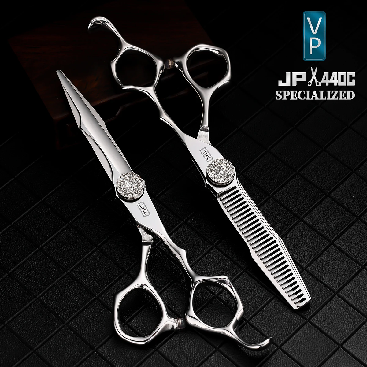 

VP Professional Hairdresser Scissors Hair Cutting Tools Barber Shears Hairdressing Thinning Scissors Of 6.0Inch Japan 440C Steel