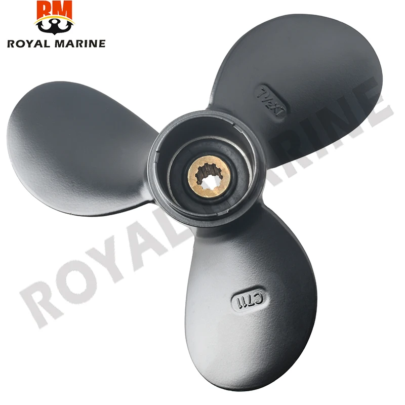 Aluminum alloy propeller 7 1/2 x 7 for Suzuki boat engine 4-6HP 5811091JN0019