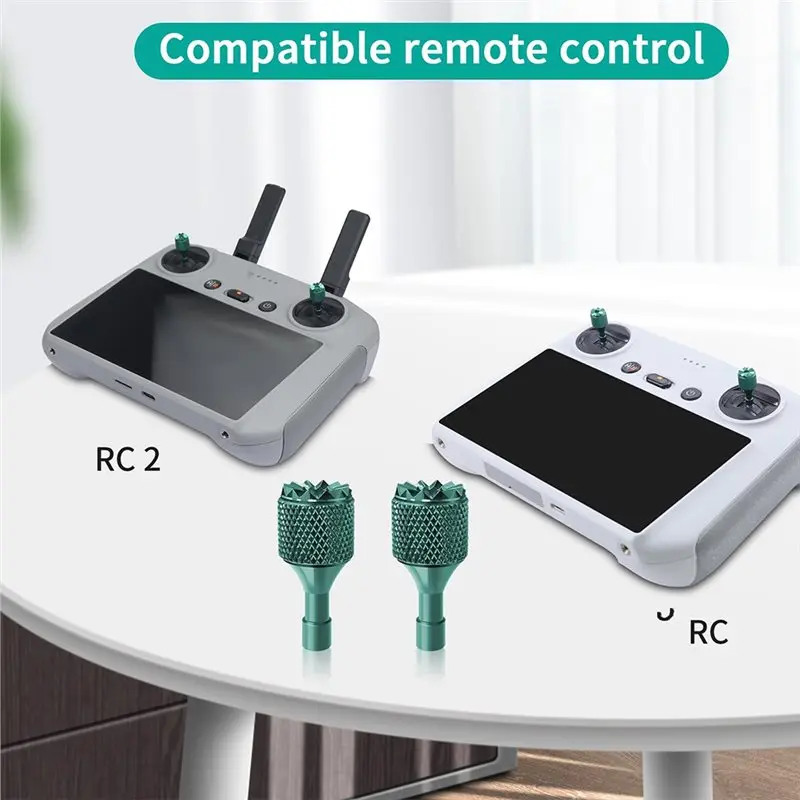 T43C-Joysticks Stick For DJI RC,RC 2(Neo,Flip,Air 3S/3,Mini 5/4/3 Pro,Mini 3), Metal Remote Controller Thumb Accessorie - 5