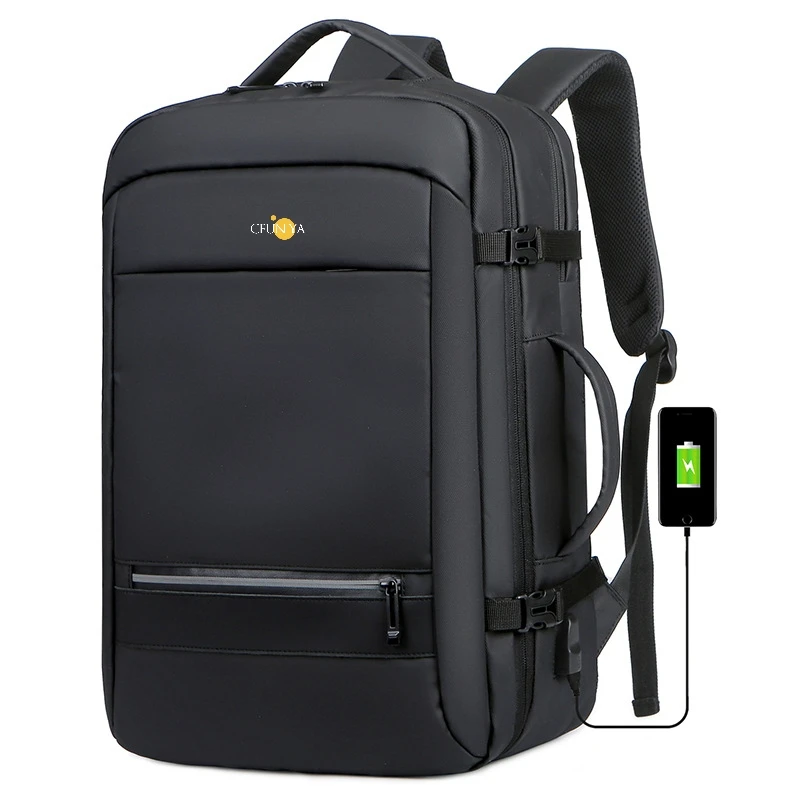 

CFUN YA Luxury Multifunctional 15.6 inch Laptop Backpack USB Charging Waterproof Urban Business Rucksack Schoolbag Travel Pack