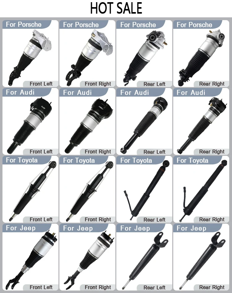Hot sale air suspension shock absorber for land rover audi bmw mini mercedes porsche jeep hyundai lexus toyota cadillac vw 2