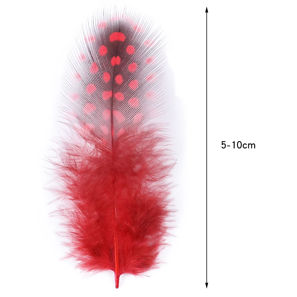 Guinea Fowl Pheasant Feathers 100PCS 5-8cm for Crafts craft feathers,natural feathers,pheasant feathers