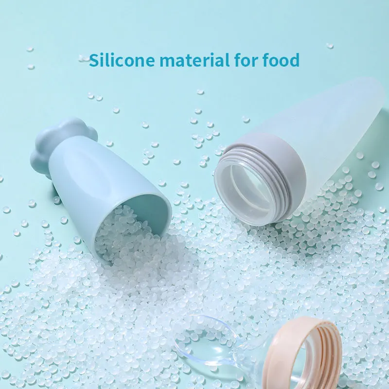 Infant Baby Squeezing Feeding Bottle Baby Silicone Baby Feeding Spoon Vegetable Fruit Feeding Spoon Rice Cereal Bottle Baby Dish 5
