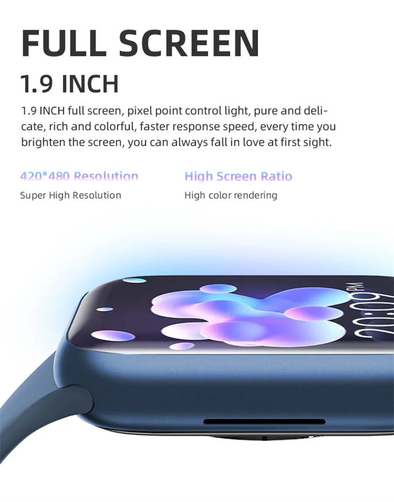 2022 New HW67 Pro max Smart Watch 1.9 inch Series 7 NFC Voice Assistant Payment Bluetooth-Call Smartwatch Men PK iwo W27 W37