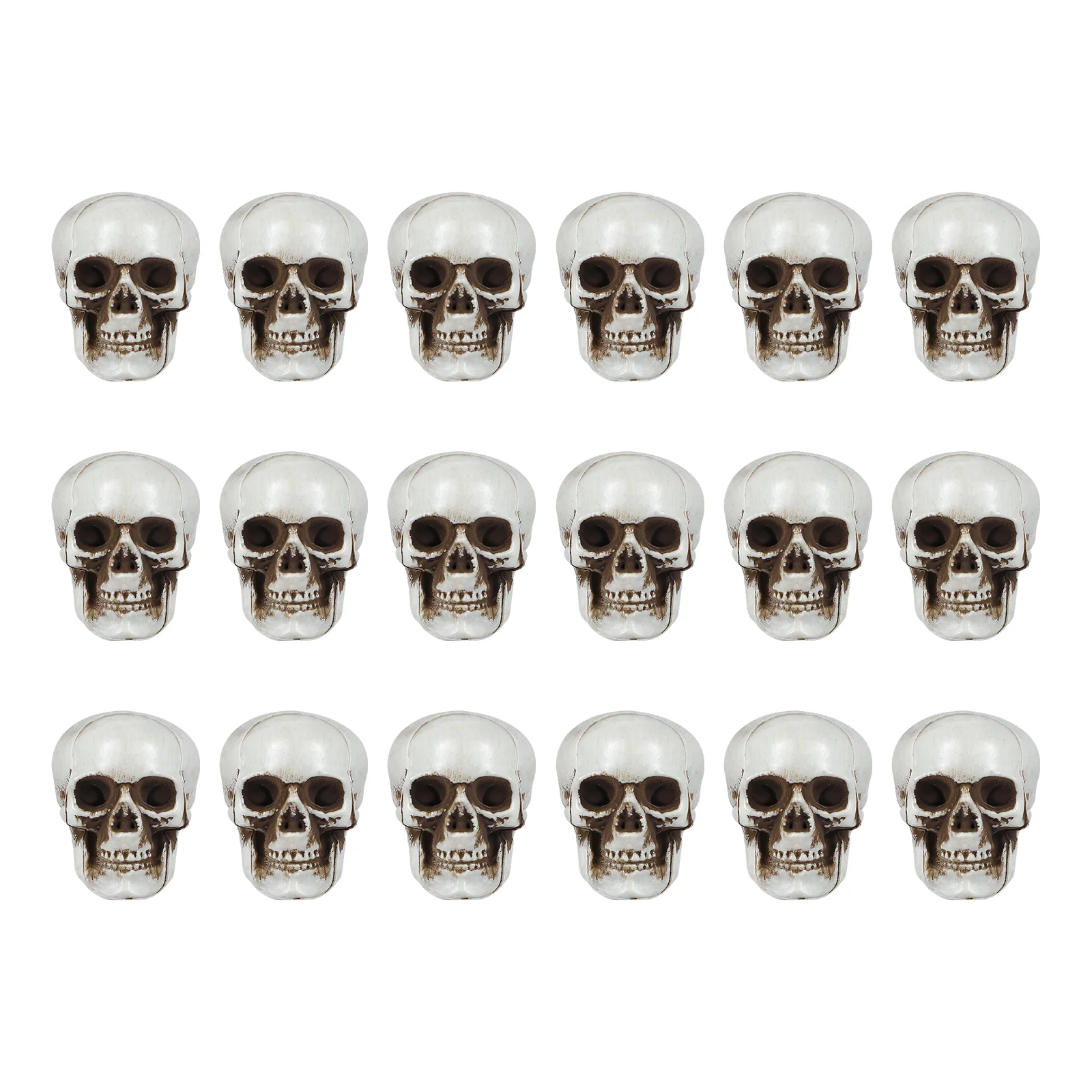 

18Pcs Skulls, for Trick or Treat Party ( 2x1 7x2 inch )