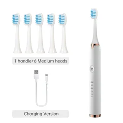 Enhanced Smart Ultrasonic Rechargeable Toothbrush (Electric Toothbrush)