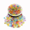 100Pcs/lot Mix Color Hair Braid Beads Decoration Pendants Clear African Hair Bead 4mm Large Hole Hair Clips for Braids Styling 3