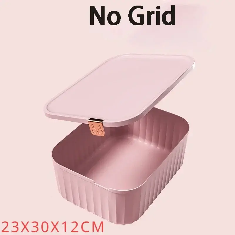 Solid Color Underwear Storage Box Closet Organizer Underwear Socks Drawer Clothes Finishing Box With Lid Wardrobe Organizer - Image 11